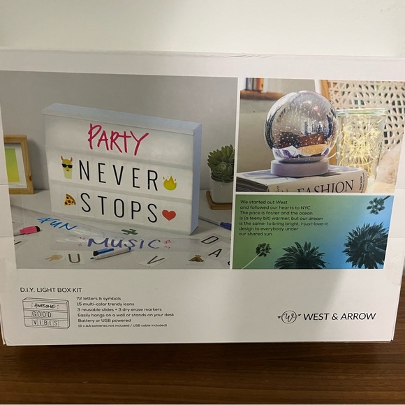 NWT West & Arrow DIY light box kit - Picture 3 of 4